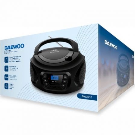 Daewoo DW3011 Radio CD Bluetooth USB Negro Daewoo DW3011 Radio CD Bluetooth USB Negro